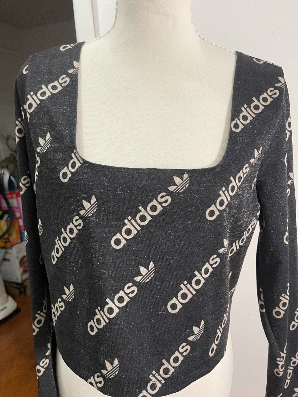 Adidas Originals Logomania Crop Top XL NWT
